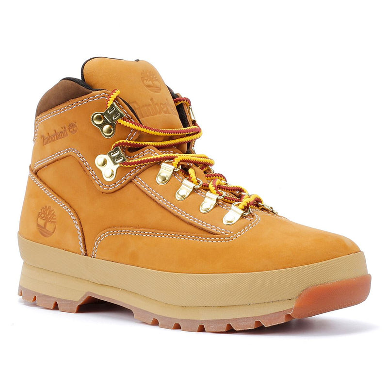 Timberland Euro Hiker Mid Lace Braune Herrenstiefel Aus Leder