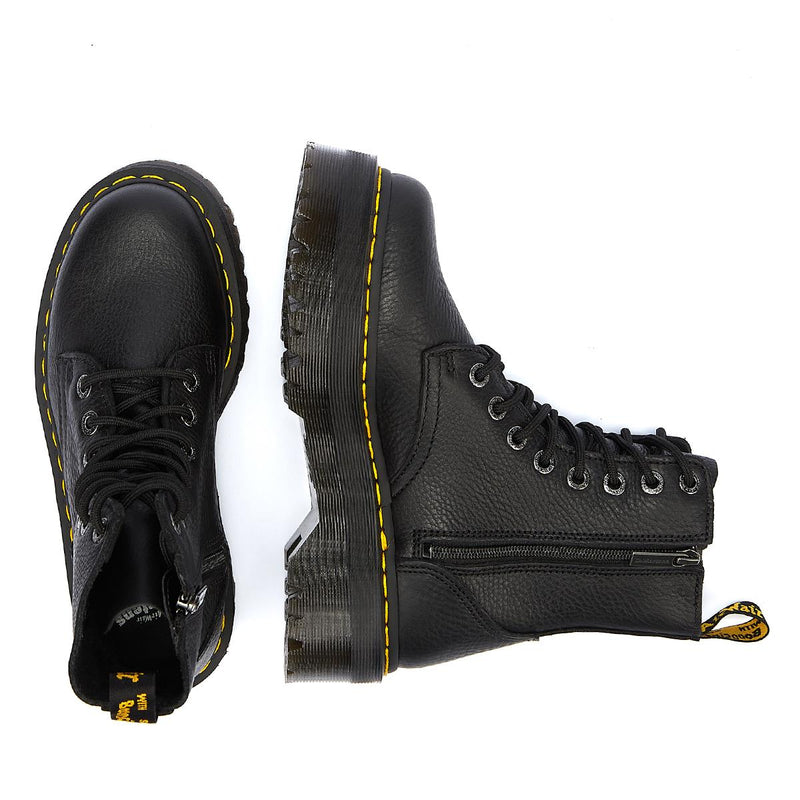 Dr. Martens Jadon 3 Pisa Leder Schwarze Stiefel