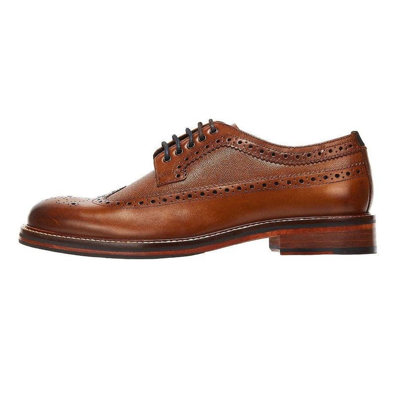 Ben Sherman Archie Brogue Leder Herren Braune Schnürschuhe