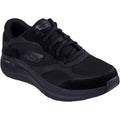 Skechers Arch Fit 2.0 The Keep Schwarze Farbe Ledersneaker Für Herren