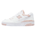 New Balance 550 Damen Weiße/Rosa Sand Leder Sneaker