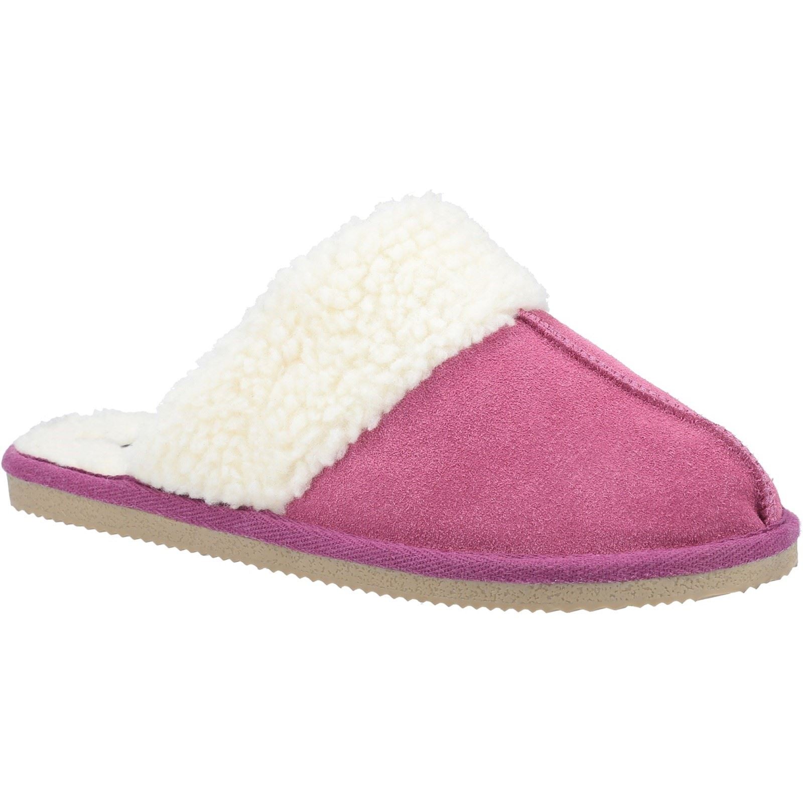 Hush Puppies Arianna Wildleder Damenrosa Hausschuhe