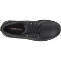 Skechers Tom Cats Schwarze Farbe Herren-Schnürschuhe Aus Leder