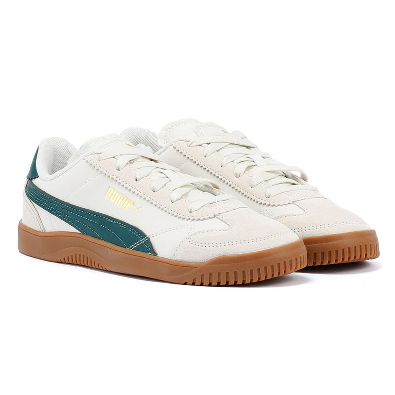 Puma Club 5V5 Weiße/Grüne Turnschuhe