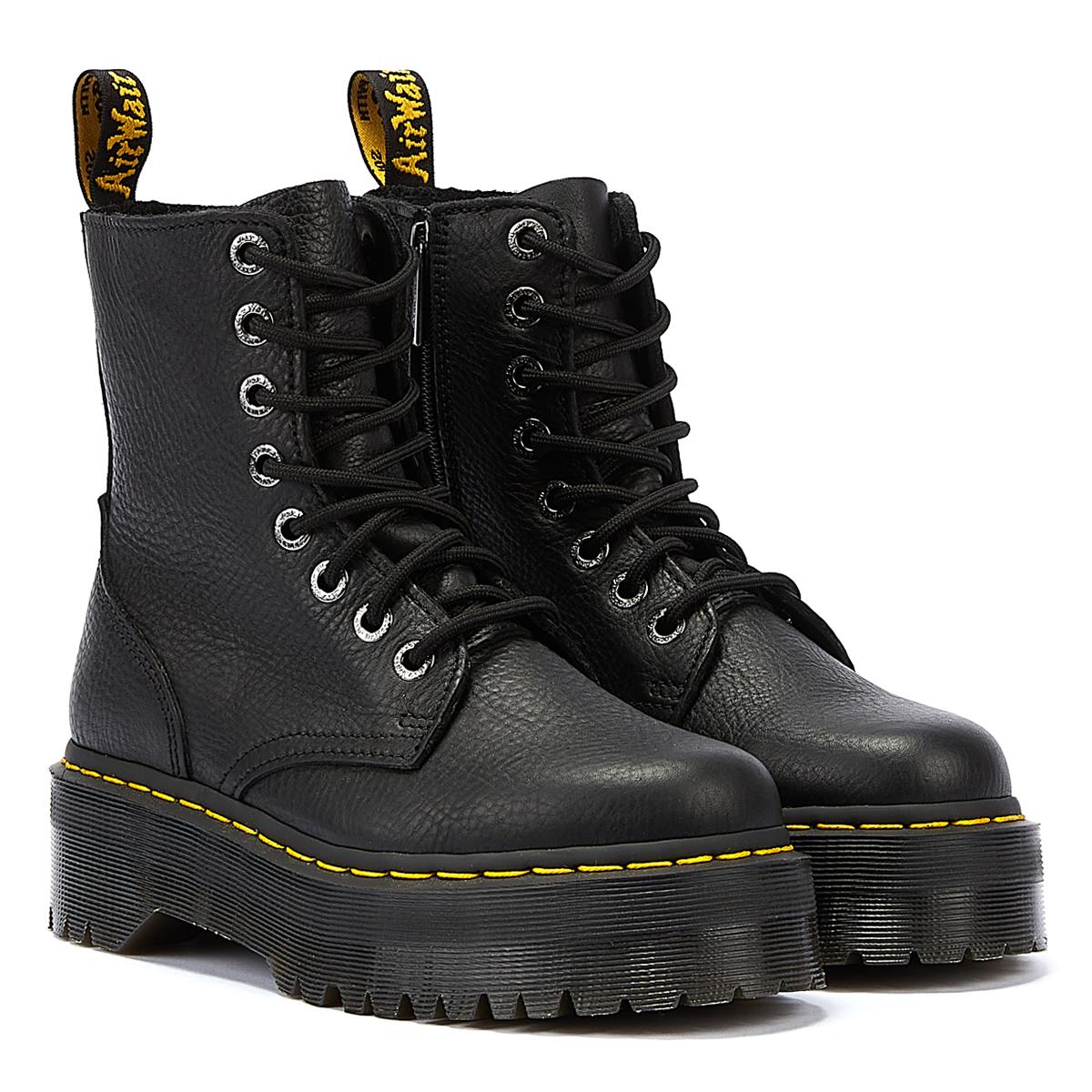 Dr. Martens Jadon 3 Pisa Leder Schwarze Stiefel