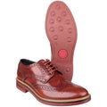 Base London Woburn Leder-Herren-Tan-Brogues-Schuhe