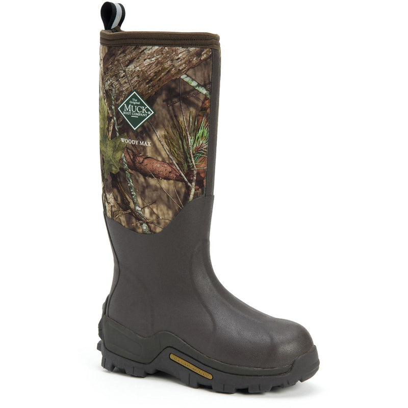 Muck Boots Woody Max Gummirutschfeste Mossy Oak Wellington-Stiefel