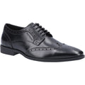 Hush Puppies Elliot Leder Herren-Schwarz Brogues-Schuhe