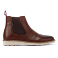 Ben Sherman Hampton Rote Herrenstiefel Aus Leder