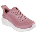 Skechers Bobs Squad Waves Still Wading Textil Damen Rosa Sneakers