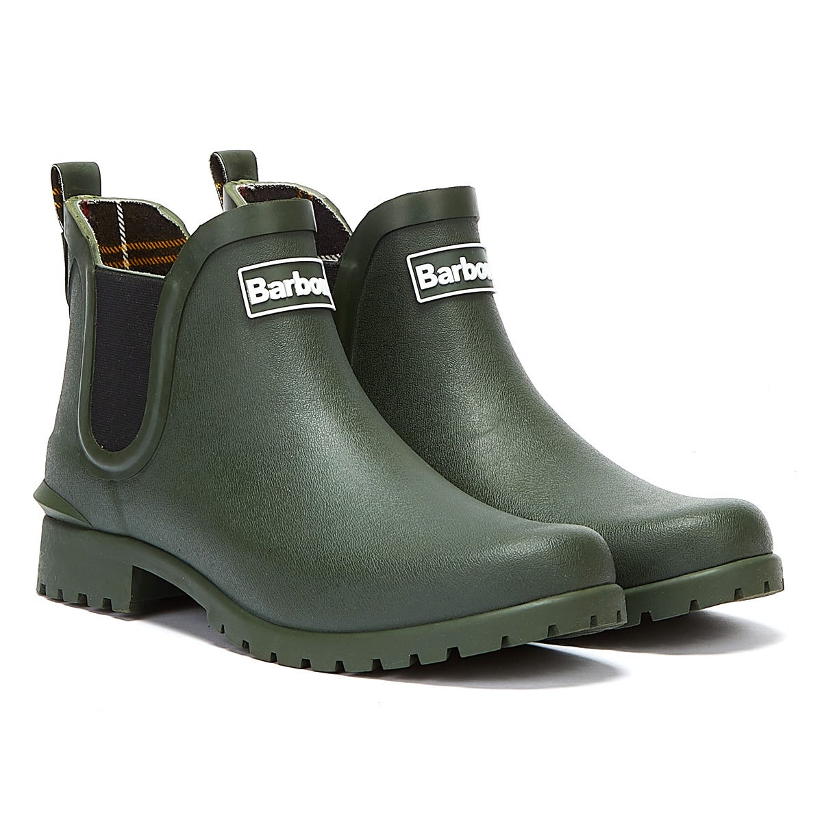 Barbour Wilton Damen Olive Grün Gummistiefel