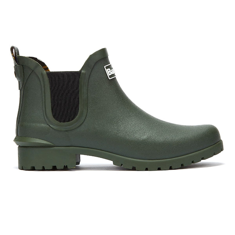 Barbour Wilton Damen Olive Grün Gummistiefel