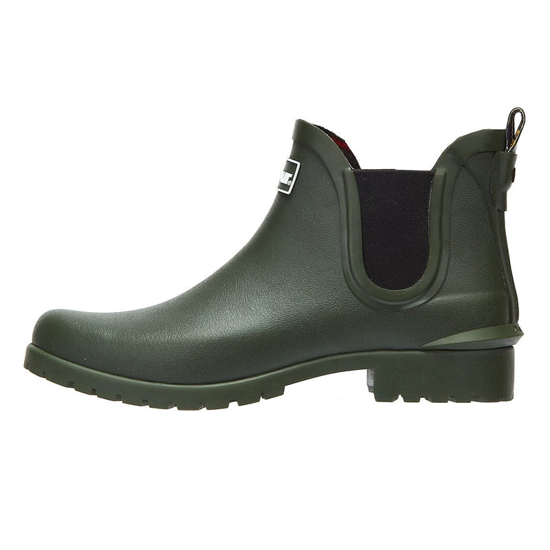 Barbour Wilton Damen Olive Grün Gummistiefel