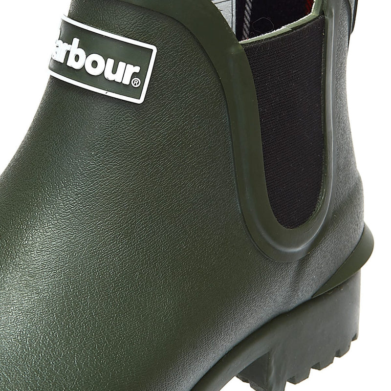 Barbour Wilton Damen Olive Grün Gummistiefel