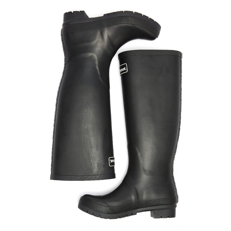 Barbour Abbey Damen Schwarz Gummistiefel