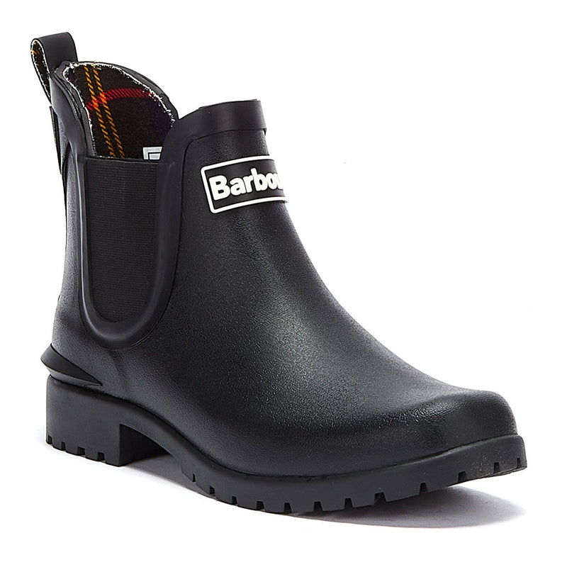 Barbour Damen Schwarz Wilton Chelsea Stiefel