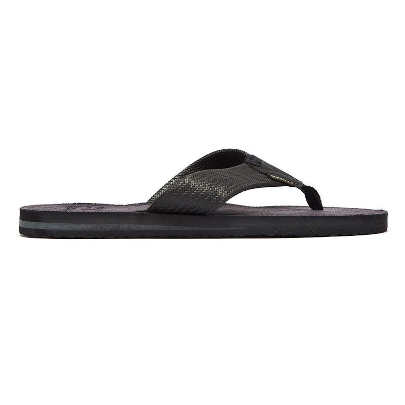 Barbour Toeman Herren Schwarz Flip Flops