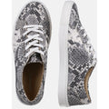 Hush Puppies Tessa Wildleder Damen Pythonsneaker