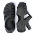 Crocs Stomp Fisherman Damen Sandalen In Schwarz