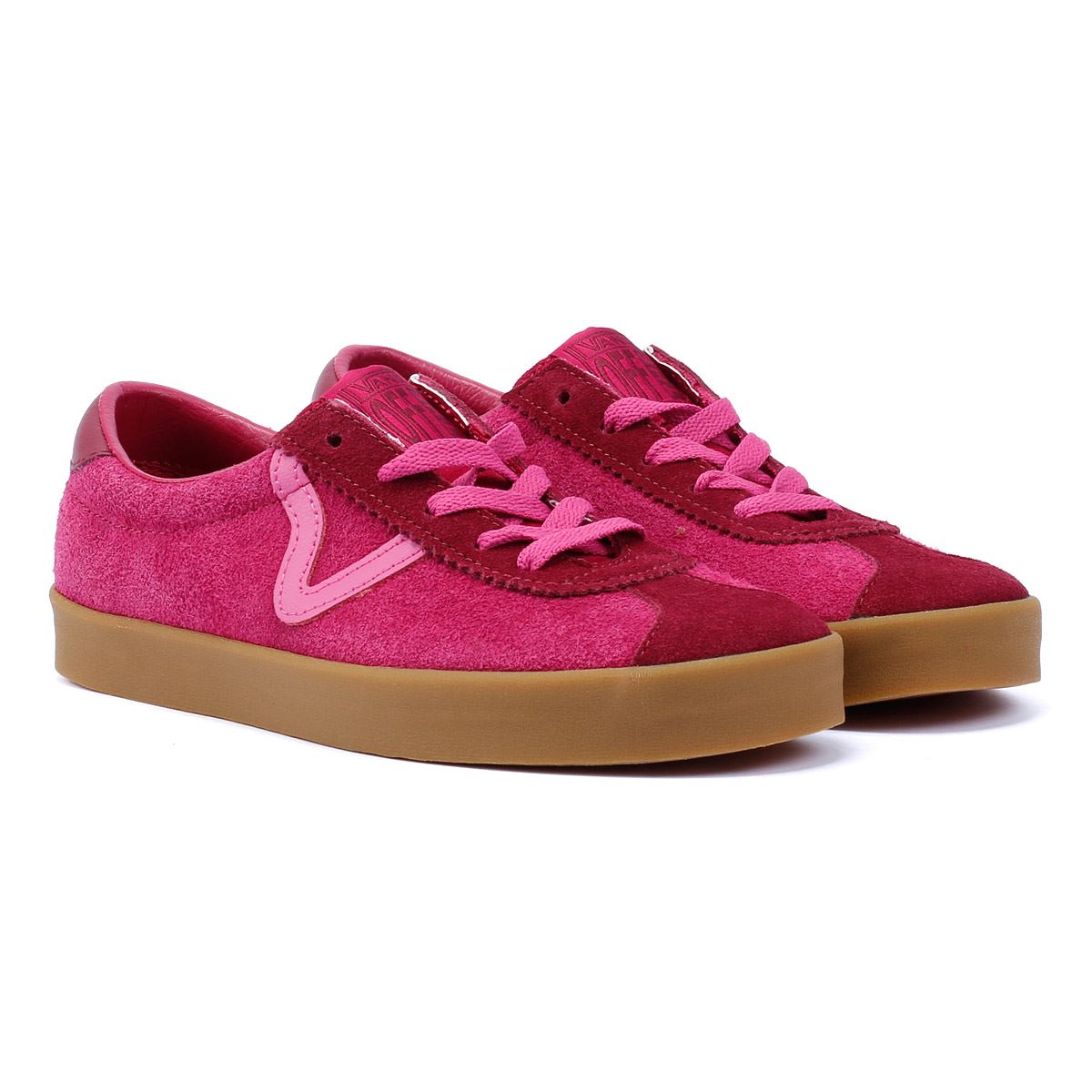 Vans Sport Low Damen Sneaker Aus Wildleder In Rosa