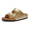 Birkenstock Arizona Birko Flor Damen Gold Sandalen