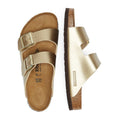 Birkenstock Arizona Birko Flor Damen Gold Sandalen