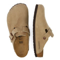 Birkenstock Boston Wachs Tabakbraune Clogs