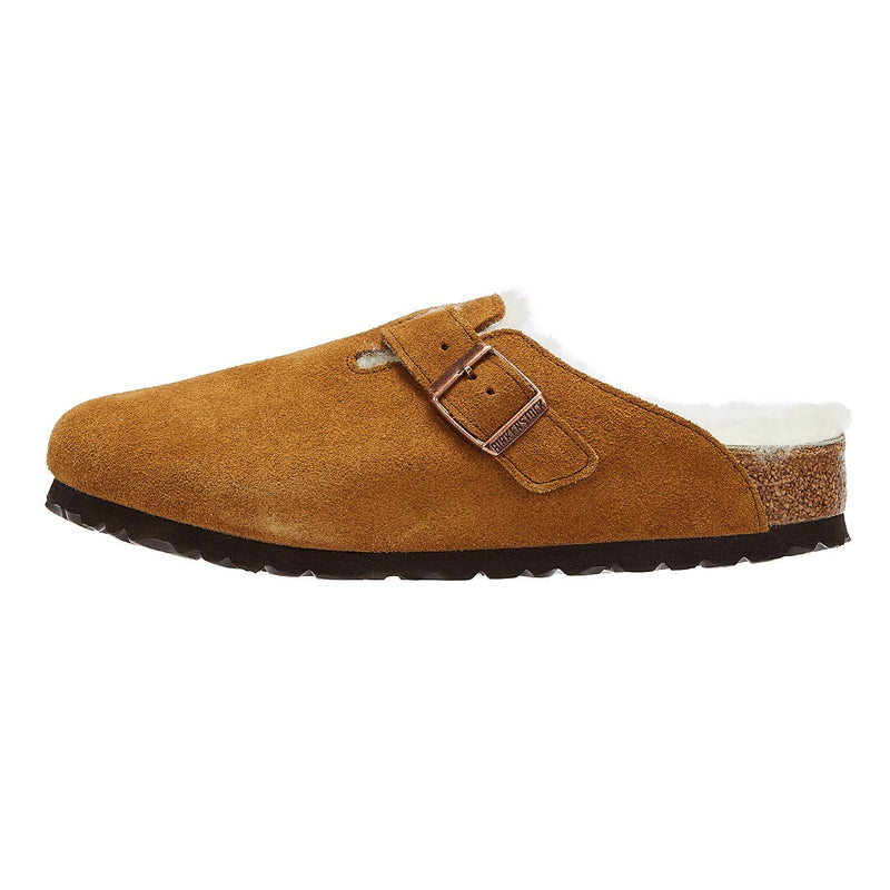 Birkenstock Boston Schurwoll-Nerz Hausschuhe