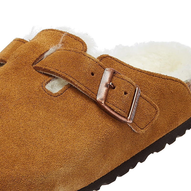 Birkenstock Boston Schurwoll-Nerz Hausschuhe