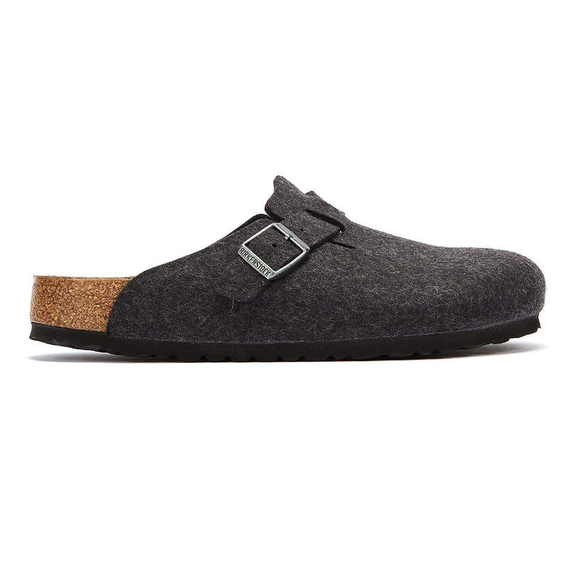 Birkenstock Boston Grau Hausschuhe