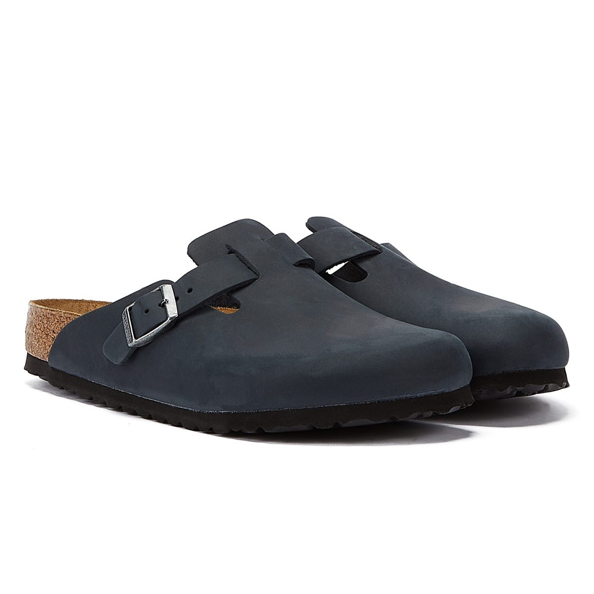 Birkenstock boston black leather online