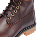 Timberland Heritage 6 Inch Waterproof Rote Herrenstiefel Aus Leder