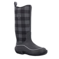 Muck Boots Hale Gummistiefel Mit Schwarz/Grauem Karomuster