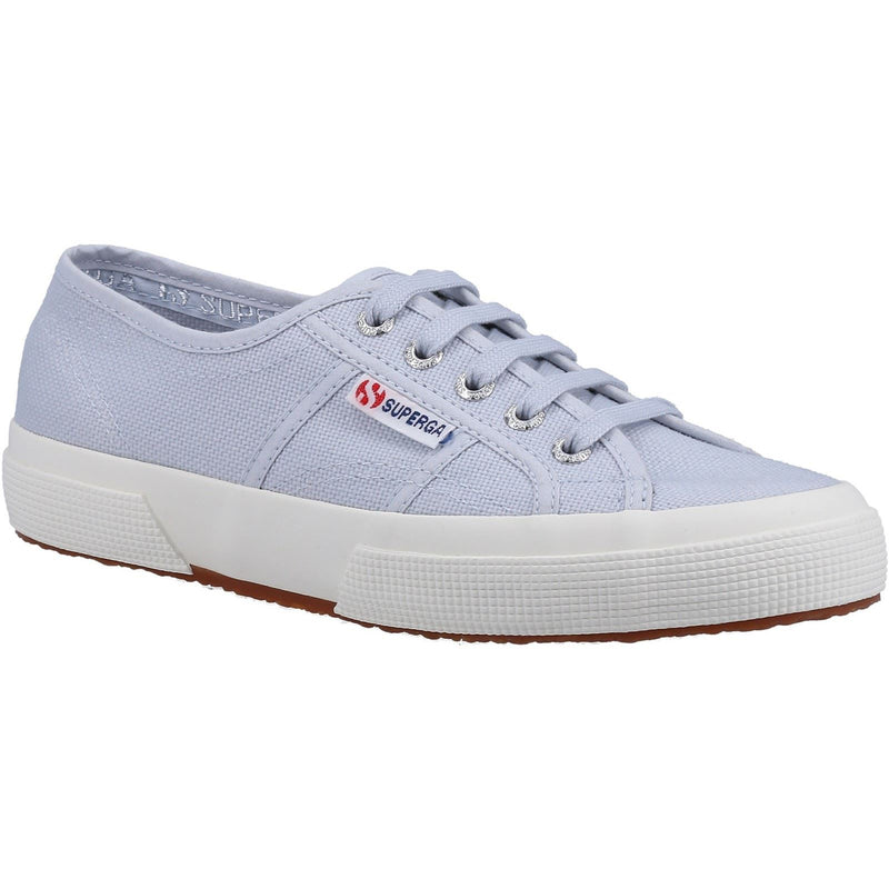 Superga 2750 Cotu Classic 100% Baumwolle Damen Graue Lila Sneaker