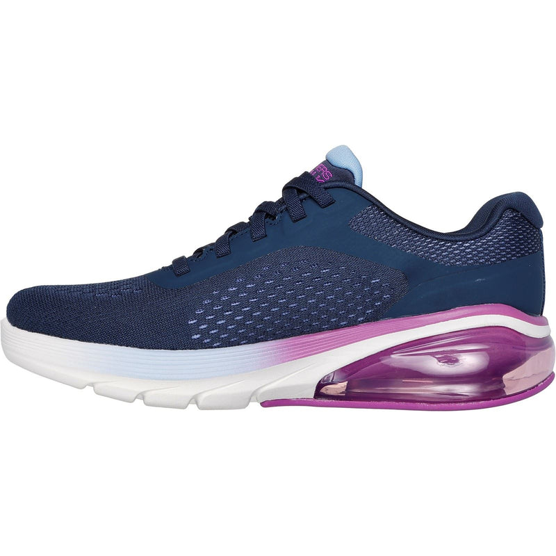 Skechers Go Walk Air 3.0 Textile Damen Sneaker In Marineblau/Lila