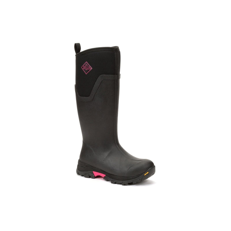 Muck Boots Arctic Ice Tall Gummistiefel Schwarz/Heißrosa