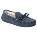 Hush Puppies Allie Wildleder Damen Hausschuhe In Marineblau