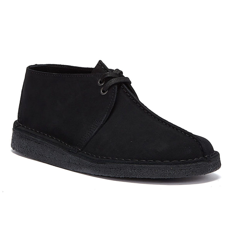 Clarks Originals Desert Trek Suede Herren Schwarz Schuhe