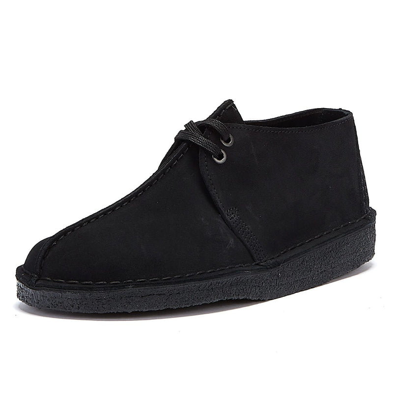 Clarks Originals Desert Trek Suede Herren Schwarz Schuhe