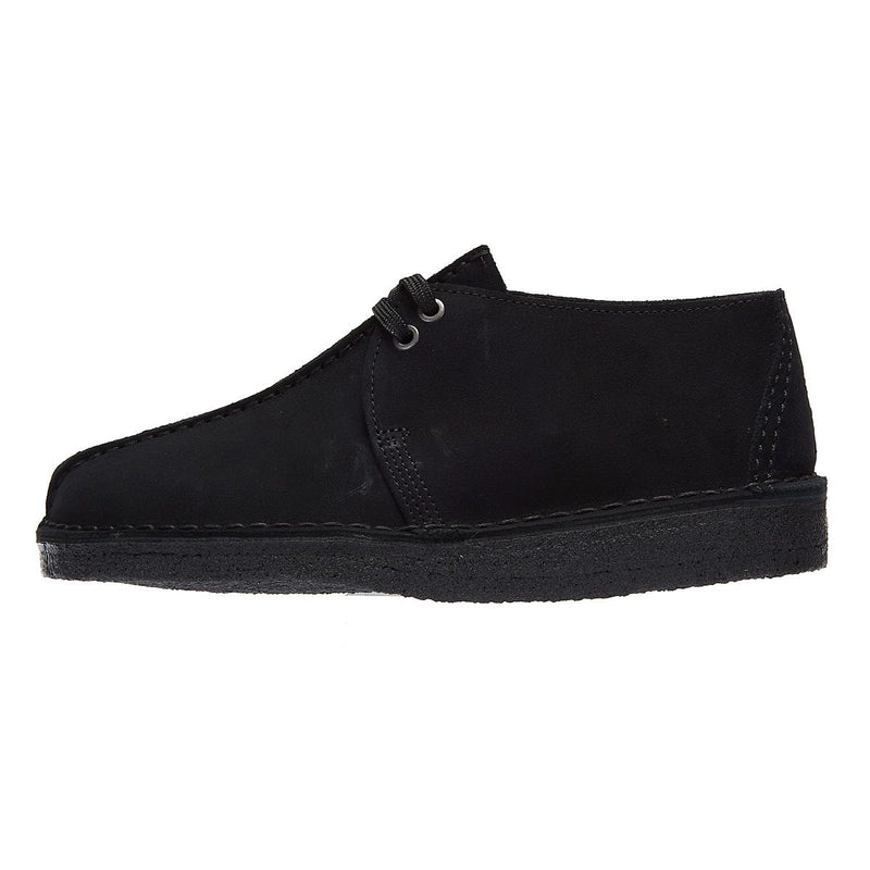 Clarks Originals Desert Trek Suede Herren Schwarz Schuhe