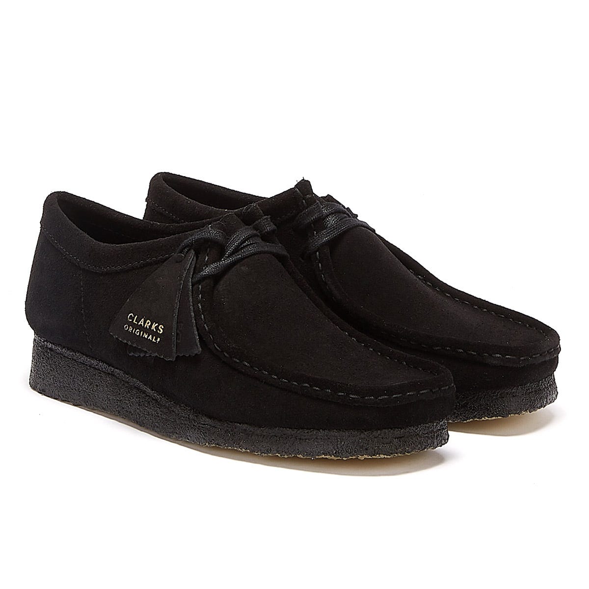 Clarks Originals Wallabee Herren Schwarz Schuhe