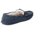 Hush Puppies Allie Wildleder Damen Hausschuhe In Marineblau