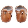 Hush Puppies Janessa Leder Damen Tan Flats.