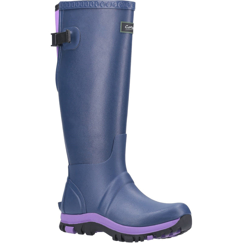 Cotswold Realm Gummistiefel In Blau/Lila