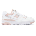 New Balance 550 Damen Weiße/Rosa Sand Leder Sneaker