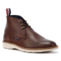 Ben Sherman Hampton Rote Herrenstiefel Aus Leder