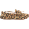 Hush Puppies Allie Wildleder Damen Leoparden Hausschuhe