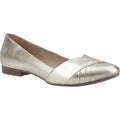 Hush Puppies Marley Ballerina Leder Damen Gold Flats