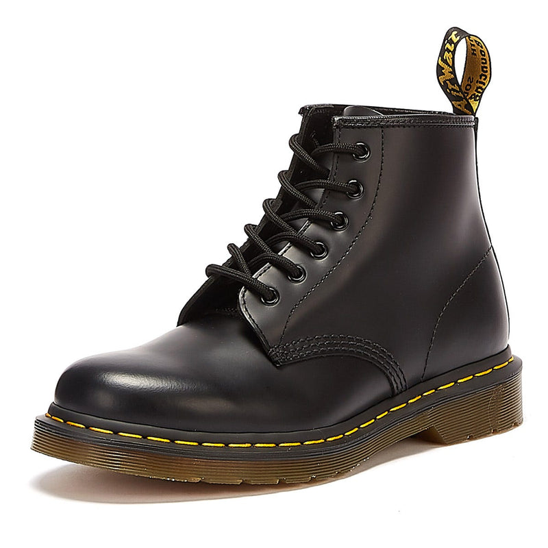 Dr. Martens 101 Glattleder Stiefel Schwarz