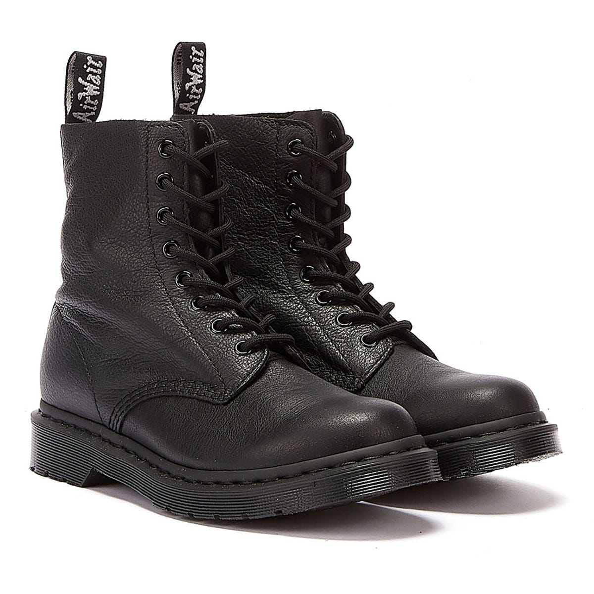 Frauen Dr Martens 1460 Pascal Virginia Mono Schwarz Stiefel Tower London.De